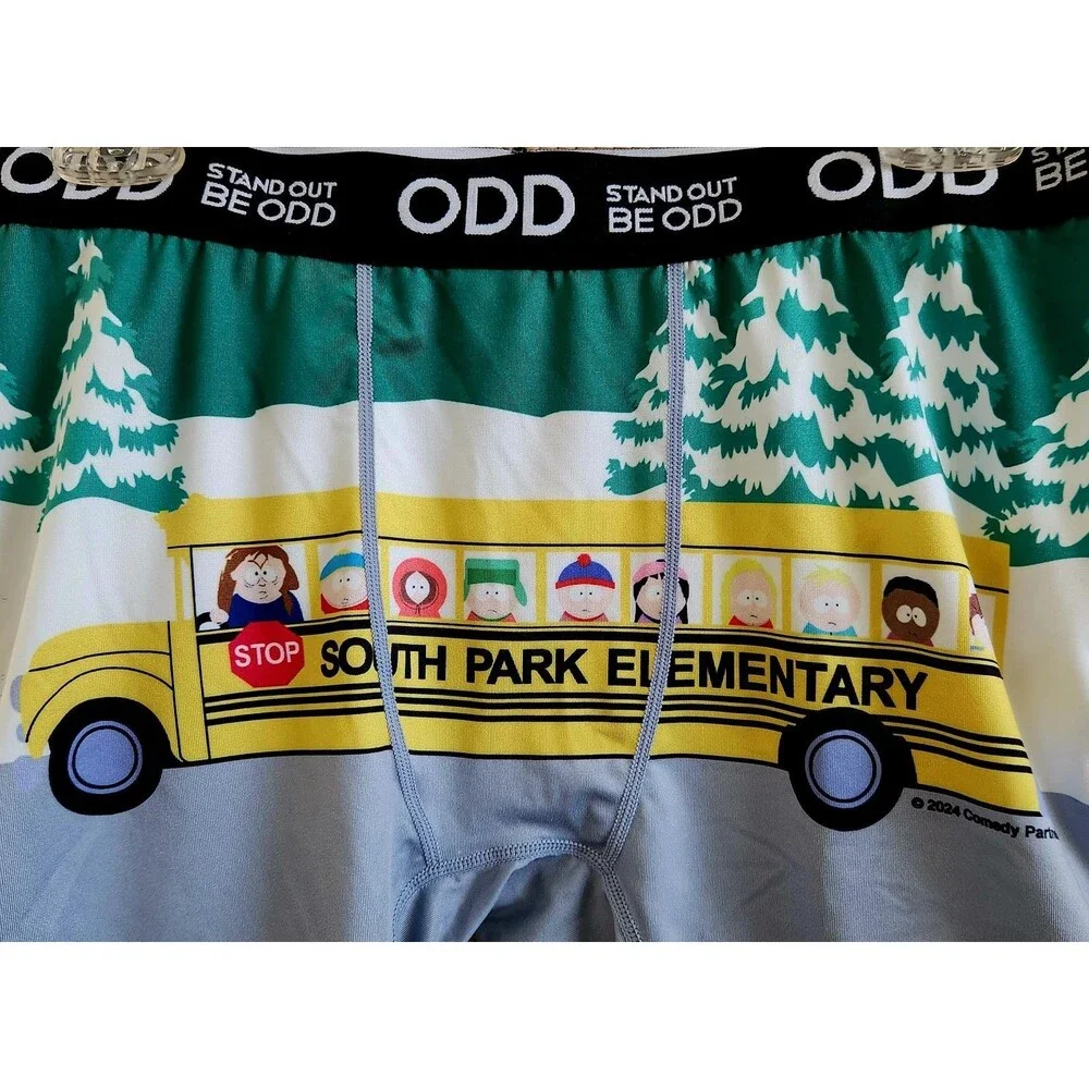 Be Odd South Park Boxer Briefs Men's Size Large School Bus Underwear